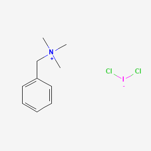 Benzyltrimethylammonium dichloroiodate chemical structure (CAS 114971-52-7)