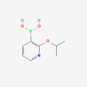 (2-Isopropoxypyridin-3-yl)boronic acid chemical structure (CAS 1150114-42-3)