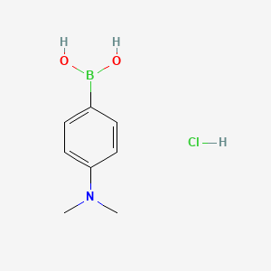 4-(N,N-Dimethylamino)Phenylboronic Acid Hydrochloride chemical structure (CAS 1150114-73-0)