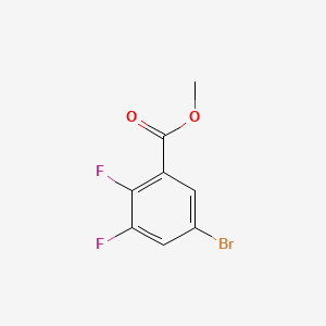 Methyl 5-bromo-2,3-difluorobenzoate chemical structure (CAS 1150163-69-1)