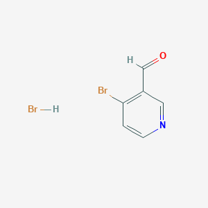4-Bromonicotinaldehyde hydrobromide chemical structure (CAS 1150271-34-3)