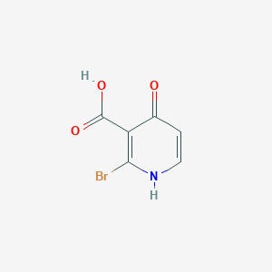 2-Bromo-4-hydroxynicotinic acid chemical structure (CAS 1150561-81-1)