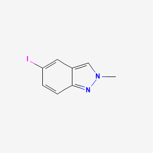 5-Iodo-2-methyl-2H-indazole chemical structure (CAS 1150617-94-9)