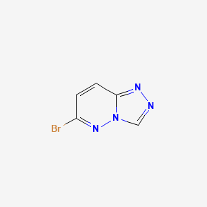 6-Bromo-[1,2,4]triazolo[4,3-b]pyridazine chemical structure (CAS 115127-23-6)
