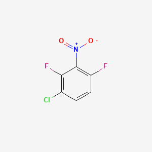 1-Chloro-2,4-difluoro-3-nitrobenzene chemical structure (CAS 1151767-58-6)