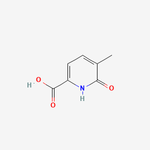 5-Methyl-6-oxo-1,6-dihydropyridine-2-carboxylic acid chemical structure (CAS 115185-79-0)