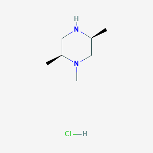 (2S,5S)-1,2,5-Trimethylpiperazine hydrochloride chemical structure (CAS 1152112-93-0)