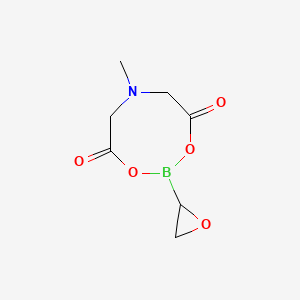 6-Methyl-2-(oxiran-2-yl)-1,3,6,2-dioxazaborocane-4,8-dione chemical structure (CAS 1152427-91-2)