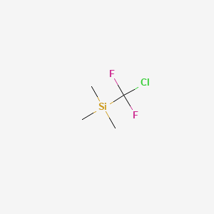 (Chlorodifluoromethyl)trimethylsilane chemical structure (CAS 115262-00-5)