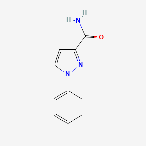 1-Phenyl-1H-pyrazole-3-carboxamide chemical structure (CAS 1152979-17-3)