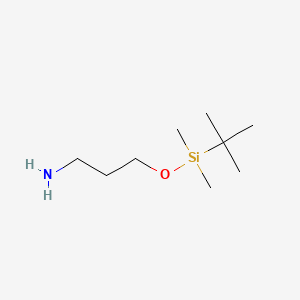 3-((tert-Butyldimethylsilyl)oxy)propan-1-amine chemical structure (CAS 115306-75-7)