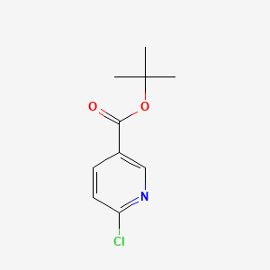 tert-Butyl 6-chloronicotinate chemical structure (CAS 115309-57-4)