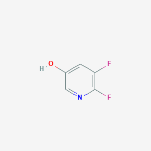 5,6-Difluoropyridin-3-ol chemical structure (CAS 1154579-85-7)