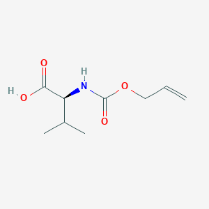 ((Allyloxy)carbonyl)-L-valine chemical structure (CAS 115491-96-8)