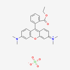 Tetramethylrhodamine Ethyl Ester Perchlorate chemical structure (CAS 115532-52-0)