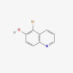 5-Bromoquinolin-6-ol chemical structure (CAS 115581-09-4)