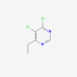 4,5-Dichloro-6-ethylpyrimidine chemical structure (CAS 115617-41-9)