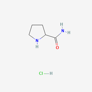 H-DL-Pro-NH2.HCl chemical structure (CAS 115630-49-4)