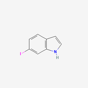 6-Iodo-1H-indole chemical structure (CAS 115666-47-2)
