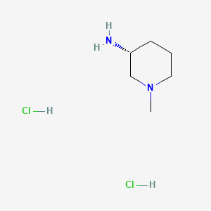 (R)-3-Amino-1-methylpiperidine Dihydrochloride chemical structure (CAS 1157849-50-7)