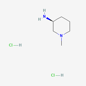 (S)-1-Methylpiperidin-3-amine dihydrochloride chemical structure (CAS 1157849-51-8)
