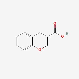 Chroman-3-carboxylic acid chemical structure (CAS 115822-57-6)