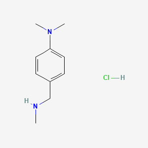 N-Methyl-4-(dimethylamino)benzylamine Hydrochloride chemical structure (CAS 1158441-78-1)