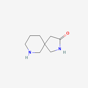 2,7-Diazaspiro[4.5]decan-3-one chemical structure (CAS 1158750-89-0)