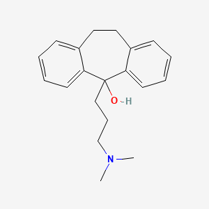5-(3-(Dimethylamino)propyl)-10,11-dihydro-5H-dibenzo[a,d][7]annulen-5-ol chemical structure (CAS 1159-03-1)