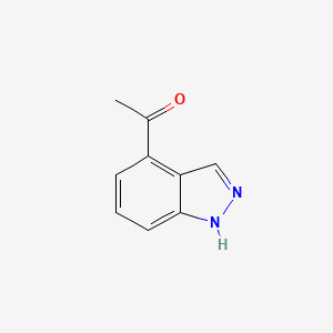 1-(1H-Indazol-4-yl)ethanone chemical structure (CAS 1159511-21-3)