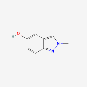 2-Methyl-2H-indazol-5-ol chemical structure (CAS 1159511-41-7)