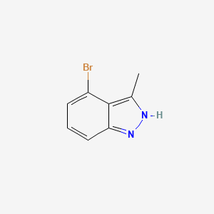 4-Bromo-3-methyl-1H-indazole chemical structure (CAS 1159511-73-5)