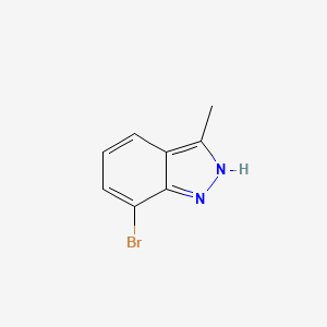 7-Bromo-3-methyl-1H-indazole chemical structure (CAS 1159511-75-7)