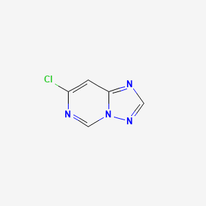 7-Chloro-[1,2,4]triazolo[1,5-c]pyrimidine chemical structure (CAS 1159811-23-0)