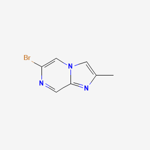 6-Bromo-2-methylimidazo[1,2-a]pyrazine chemical structure (CAS 1159811-97-8)