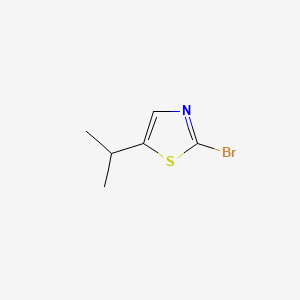 2-Bromo-5-isopropylthiazole chemical structure (CAS 1159817-16-9)