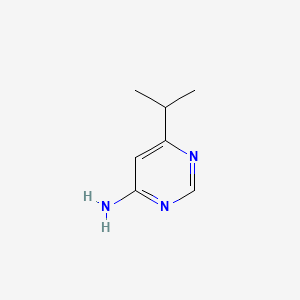 6-Isopropylpyrimidin-4-amine chemical structure (CAS 1159818-06-0)