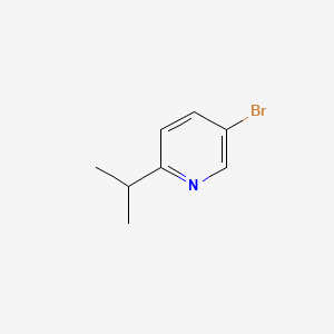 5-Bromo-2-isopropylpyridine chemical structure (CAS 1159820-58-2)