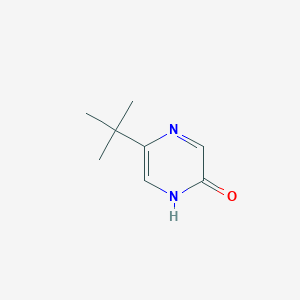 5-(tert-Butyl)pyrazin-2-ol chemical structure (CAS 1159820-93-5)