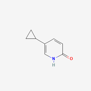 5-Cyclopropylpyridin-2-ol chemical structure (CAS 1159821-42-7)