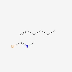 2-Bromo-5-propylpyridine chemical structure (CAS 1159821-61-0)