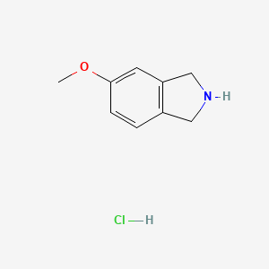 5-Methoxyisoindoline hydrochloride chemical structure (CAS 1159822-61-3)