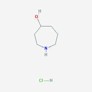 Azepan-4-ol hydrochloride chemical structure (CAS 1159823-34-3)