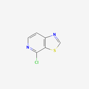 4-Chlorothiazolo[5,4-c]pyridine chemical structure (CAS 1159828-95-1)