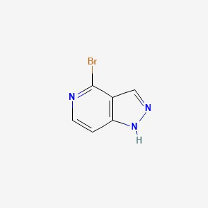 4-Bromo-1H-pyrazolo[4,3-c]pyridine chemical structure (CAS 1159829-63-6)
