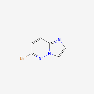 6-Bromoimidazo[1,2-b]pyridazine chemical structure (CAS 1159977-65-7)