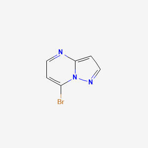 7-Bromopyrazolo[1,5-a]pyrimidine chemical structure (CAS 1159983-04-6)