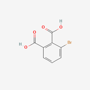 3-Bromophthalic acid chemical structure (CAS 116-69-8)
