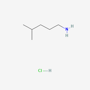 4-Methylpentan-1-amine hydrochloride chemical structure (CAS 116008-13-0)