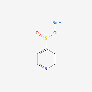 Sodium pyridine-4-sulfinate chemical structure (CAS 116008-37-8)